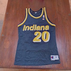 Champion Fred Hoiberg Indiana Pacers NBA Basketball Jersey Adult Medium 40